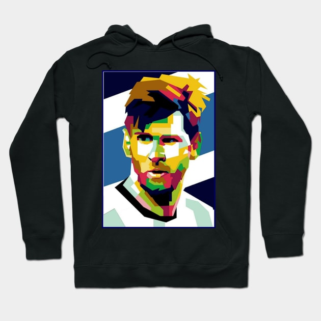 Lionel Messi Hoodie by WPAP46